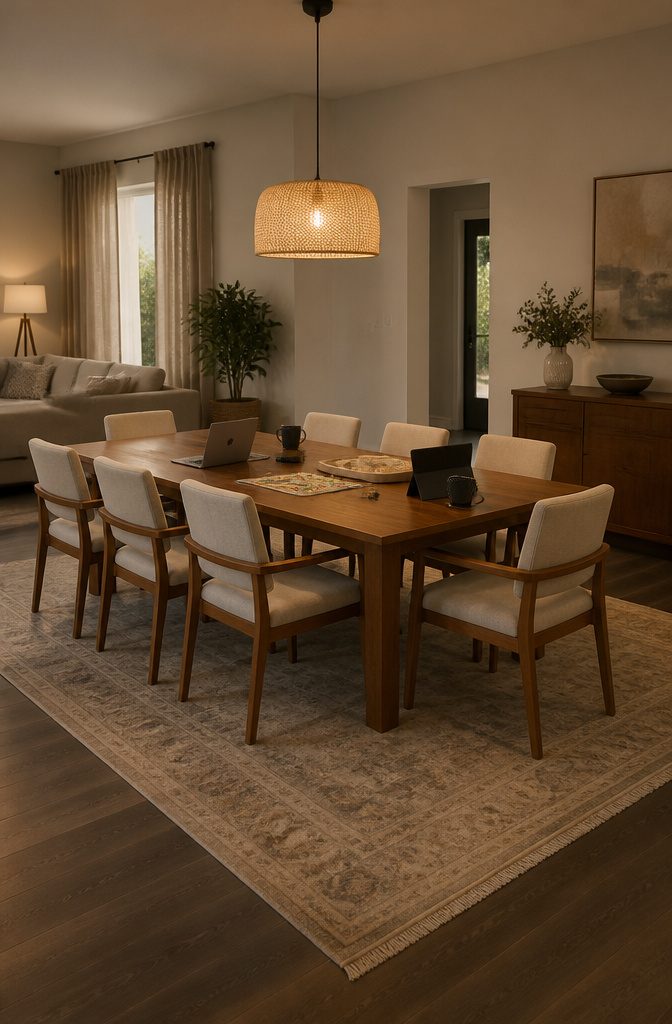 5 Solid Wood 8 Seater Dining Table Choices to Consider 5 Solid wood dining table set for various activities.